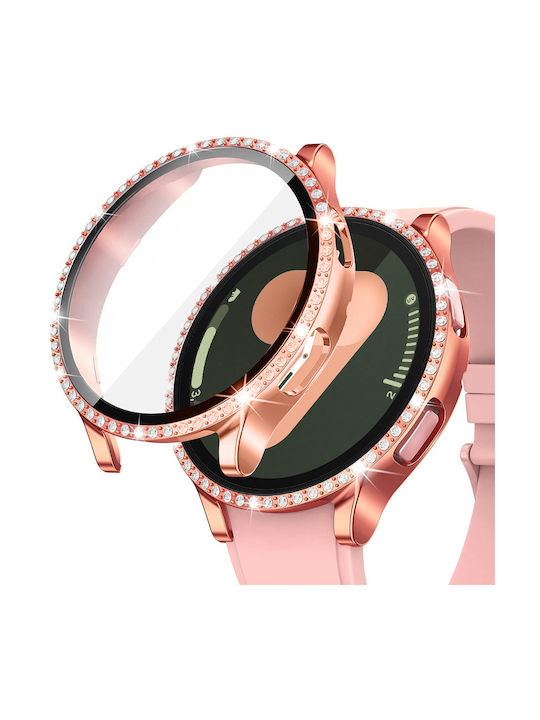 Plastikhülle in Rosa Farbe für Samsung Galaxy Watch 7 40 mm