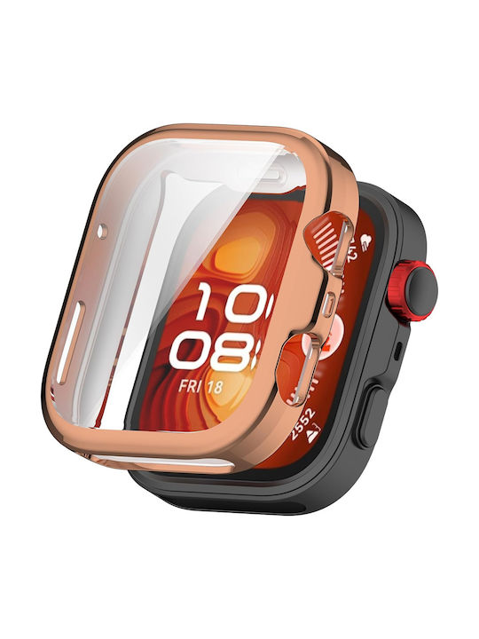 Silikonhülle in Rosa Farbe für Huawei Watch Fit 4