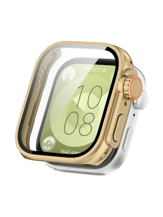 Πλαστική Θήκη σε Χρυσό χρώμα για Huawei Watch Fit 3