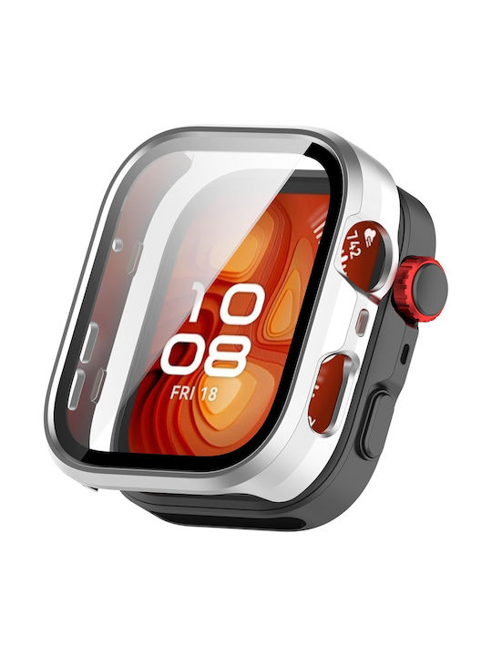 Plastikhülle in Silber Farbe für Huawei Watch Fit 4 Pro