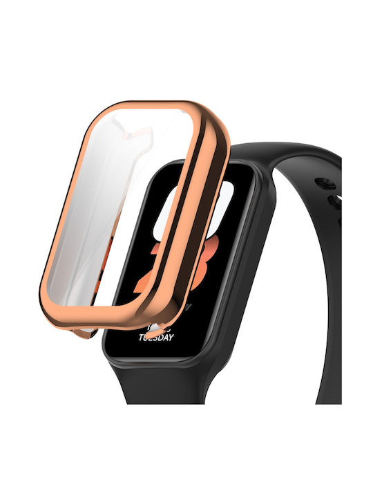 Silikonhülle in Rose Gold Farbe für Xiaomi Redmi Smart Band 2, Xiaomi Smart Mi Band 8 Active Silikonhülle in Rose Gold Farbe für Xiaomi Redmi Smart Band 2, Xiaomi Smart Mi Band 8 Active