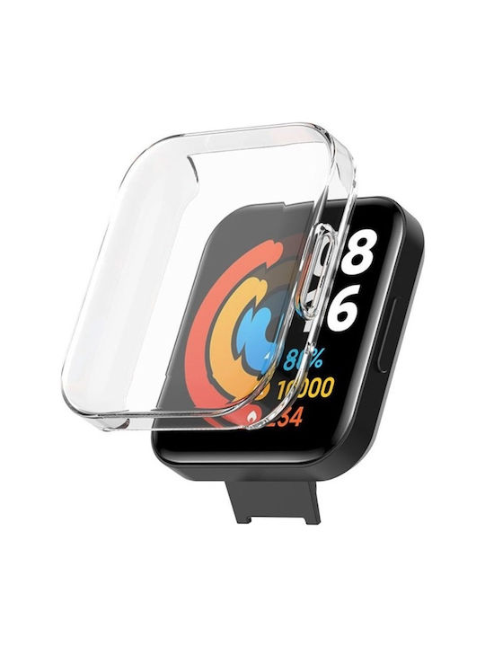 Carcasă de Silicon în culoarea Transparent pentru Xiaomi Redmi Watch 2 Lite