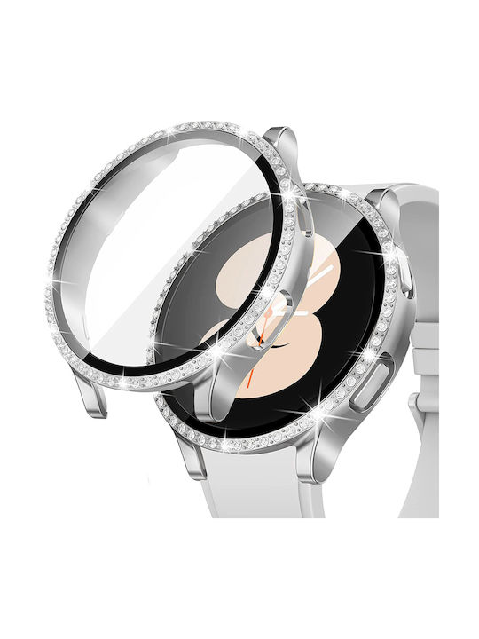 Πλαστική Θήκη σε Ασημί χρώμα για Samsung Galaxy Watch 4 44mm