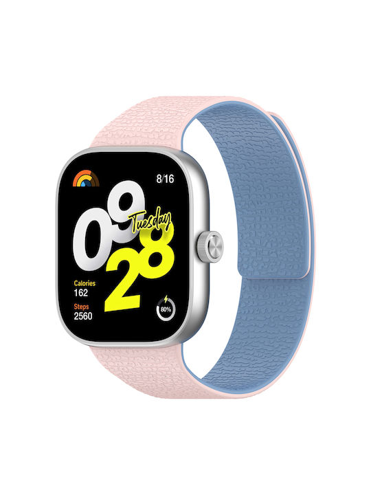 Techsuit Каишка W016 Xiaomi Smart Band 9 Pro 8 Pro Redmi Watch 4 Watch 5 Розово Синьо