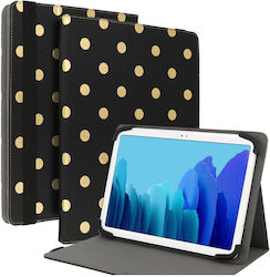 Universal Wonder Canvas Case Θήκη Tablet 13'' Gold Polka Dot