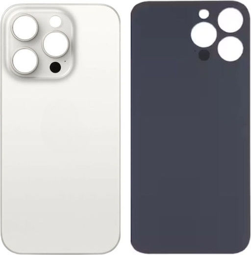 Καπάκι Πίσω Όψης Iphone 15 Pro Max Λευκό