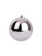 Hängendes Kugel Ornament Ornament Silber 15cm