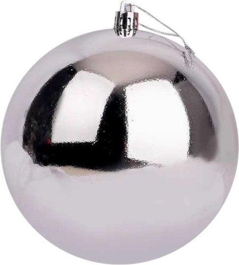 Hanging Ball Ornament Ornament Silver 15cm