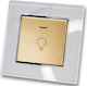 Staircase Push Button H Series Gold Led Indicat...