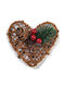 Crăciun Decorativ Con de brad Lungime 8cm.
