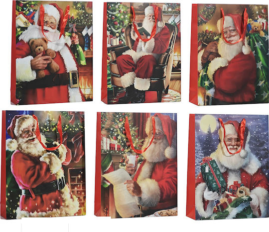 ArteLibre Хартиена Коледна Чанта за Подарък 40x50x20см.