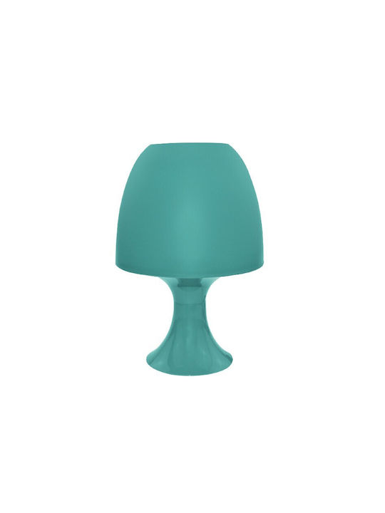 Table Lamp Plastic Table Lamp with Green Shade and Base