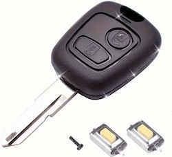 Replacement Key Citroen Cover 2 Buttons 1 Piece Replacement Key Citroen Cover 2 Buttons 1 Piece