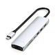 Satechi USB-C Docking Station με HDMI 4K PD Ethernet Ασημί (ST-P7SS)