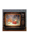 Christmas Illuminated Decorative with Electric with Music 24.5x20x8.5cm. Santa Claus