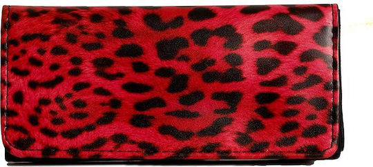 Tfar Tobacco Pouch With Magnetic Clasp Red Leopard