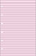 Ανταλλακτικά Organizer Φύλλα Σημειώσεων Ριγέ 20φ 12.5x8cm Λευκό
