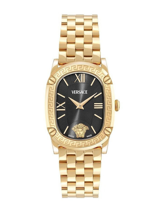 Versace Greca Women's Watch with Gold Metal Bra...
