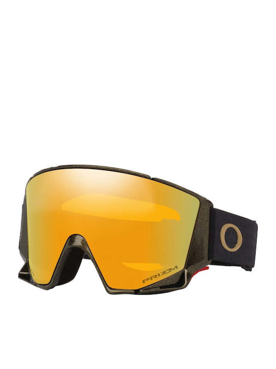 Oakley Snow Mască de Schi și Snowboard pentru Adulți Multicoloră cu Lentilă Multicoloră