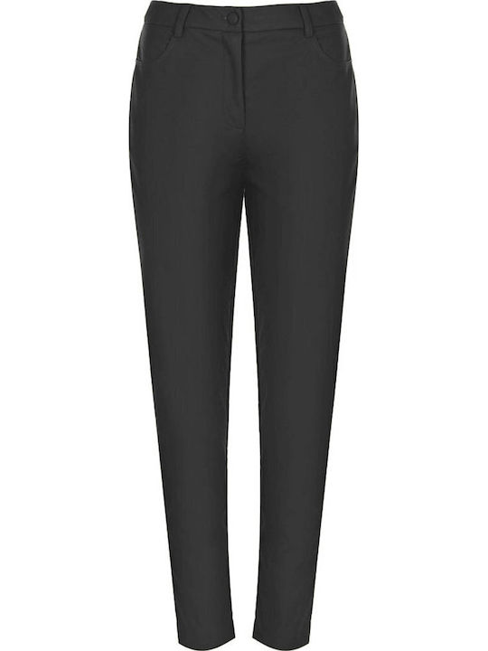 Viviana Women's Fabric Trousers Black