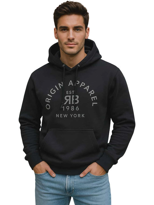 Sweatshirt with Hood Black