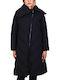 Women's Puffer Jacket for Winter Black