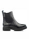 Leather Women's Ankle Boots Black