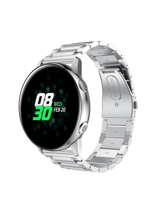 Каишка Сребрист (Галакси Уотч4 / Уотч5 / Уотч5 ПроGarmin Vivoactive 5Amazfit GTS 4 - Амазфит GTS 4) Каишка Сребрист (Галакси Уотч4 / Уотч5 / Уотч5 ПроGarmin Vivoactive 5Amazfit GTS 4 - Амазфит GTS 4)
