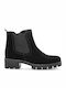 Leather Women's Ankle Boots Black