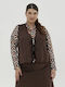 Women's Vest Brown
