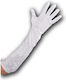 White Velvet Long Gloves 50cm