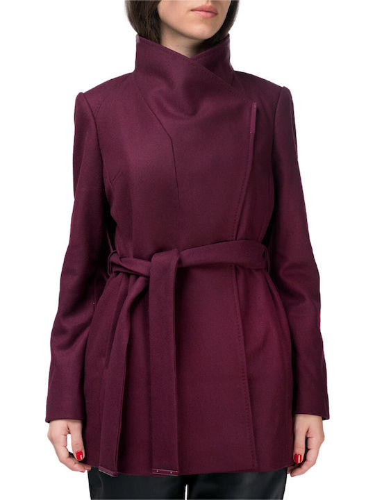 Wool Women's Oxblood Coat