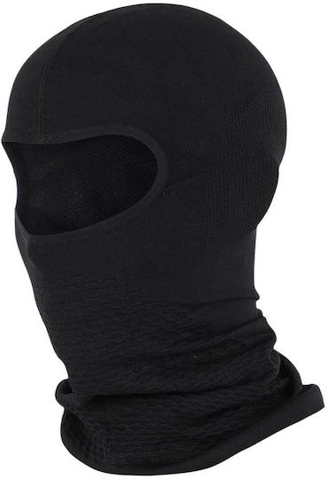 Volles Gesicht Männer Beanie Gestrickt in Schwarz Farbe