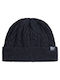 Beanie Männer Beanie Gestrickt in Blau Farbe