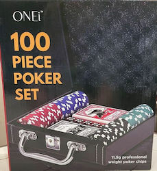 Modiano Σετ 100 Μάρκες Poker 11.5gr Modiano Σετ 100 Μάρκες Poker 11.5gr