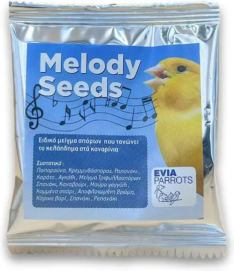 Evia Parrots Melody Seeds – Σπόροι Ενίσχυσης Κελαηδίσματος – 20g