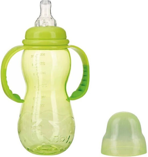 Nuby Kinder Trinkflasche aus Silikon Grünes 320ml