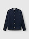 Herren Strickjacke Marineblau