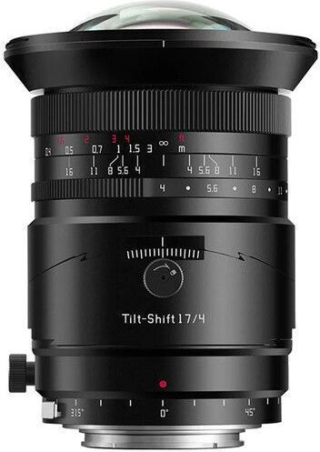 TTArtisan Full Frame Camera Lens 17mm f/4.0 Tilt-Shift for Sony E Mount Black