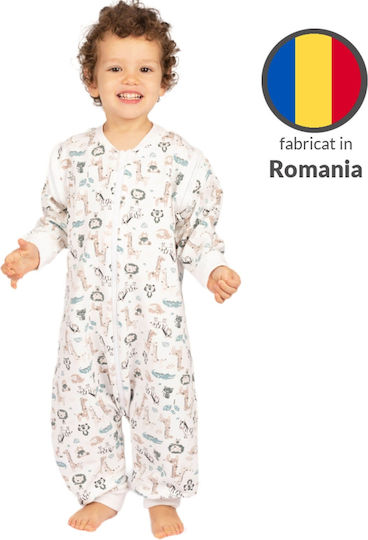 Kidizi De primăvară Sac de dormit 1 tog Multicolor cu mâneci detașabile