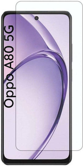 0.33mm Full Glue Screen Protector Μαύρο (Oppo A80 5G)