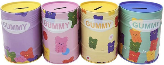 Diakakis Κουμπαράς Μεταλλικός Gummy 9x13 3+ Ετών