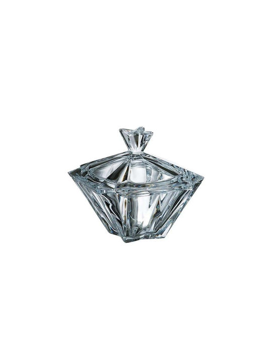 Crystal Bohemia Φοντανιέρα Kristall mit Deckel Transparent