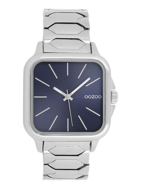 Oozoo Timepieces Ανδρικό Ρολόι Μπαταρίας με Μπλ...