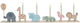 Jabadabado Wooden Train Birthday Candles Safari