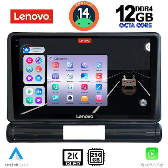 Lenovo Car Audio System for Citroen C3 / DS3 BMW X1 / X3 / X4 2016 (Bluetooth/USB/AUX/WiFi/GPS/Apple-Carplay/Android-Auto) with Touch Screen 9"