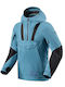 Rev'IT Smock Blackwater 3 H2O Χειμερινό Ανδρικό Μπουφάν Μηχανής Cordura Αδιάβροχο Μπλε