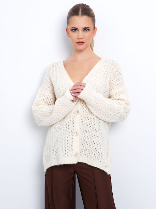Women's Knitted Cardigan Beige