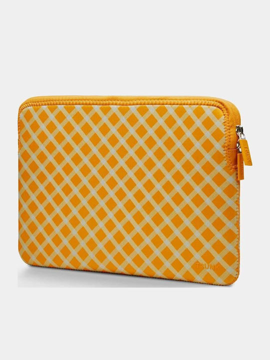 Trunk 13" Macbook Pro & Air Hülle Curry Gelbe Tartan