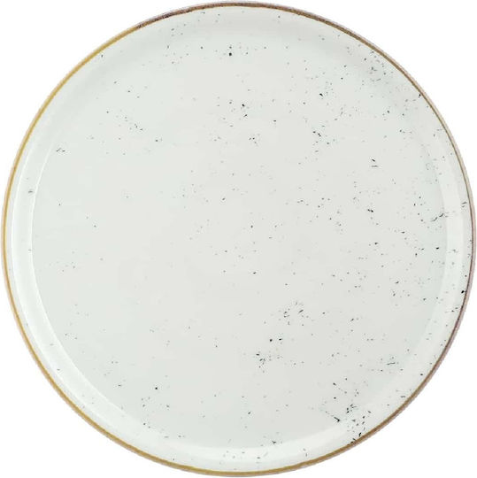 Saturnia Plate Shallow made of Porcelain with Diameter 33cm 6pcs